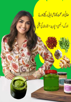 Adrak Lehson Podina Anardana ki Chutney